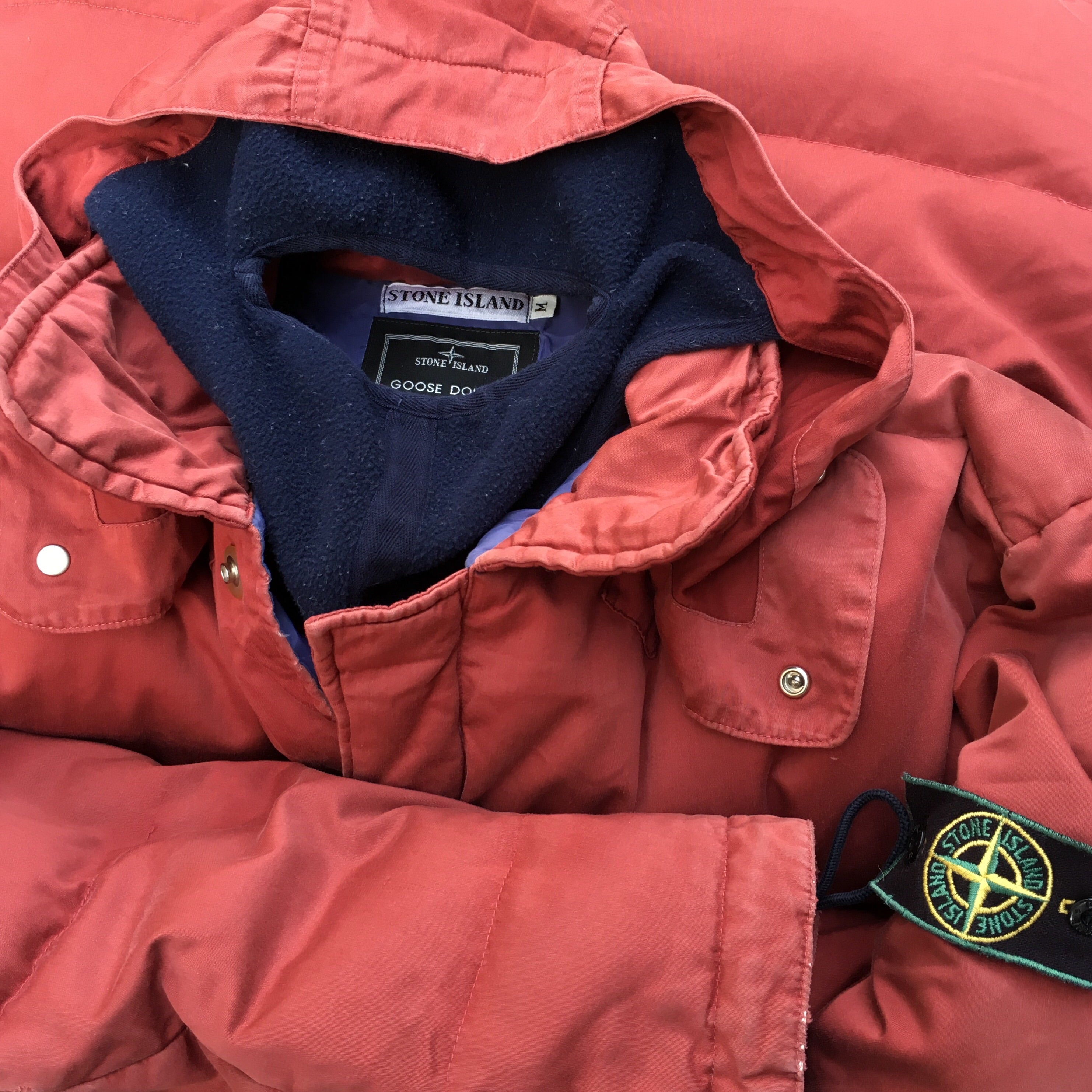 Stone Island AW 1987 Raso Gommato Goose Down Jacket - S/M