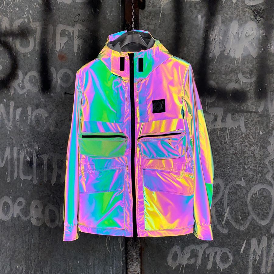 Stone island holographic on sale jacket