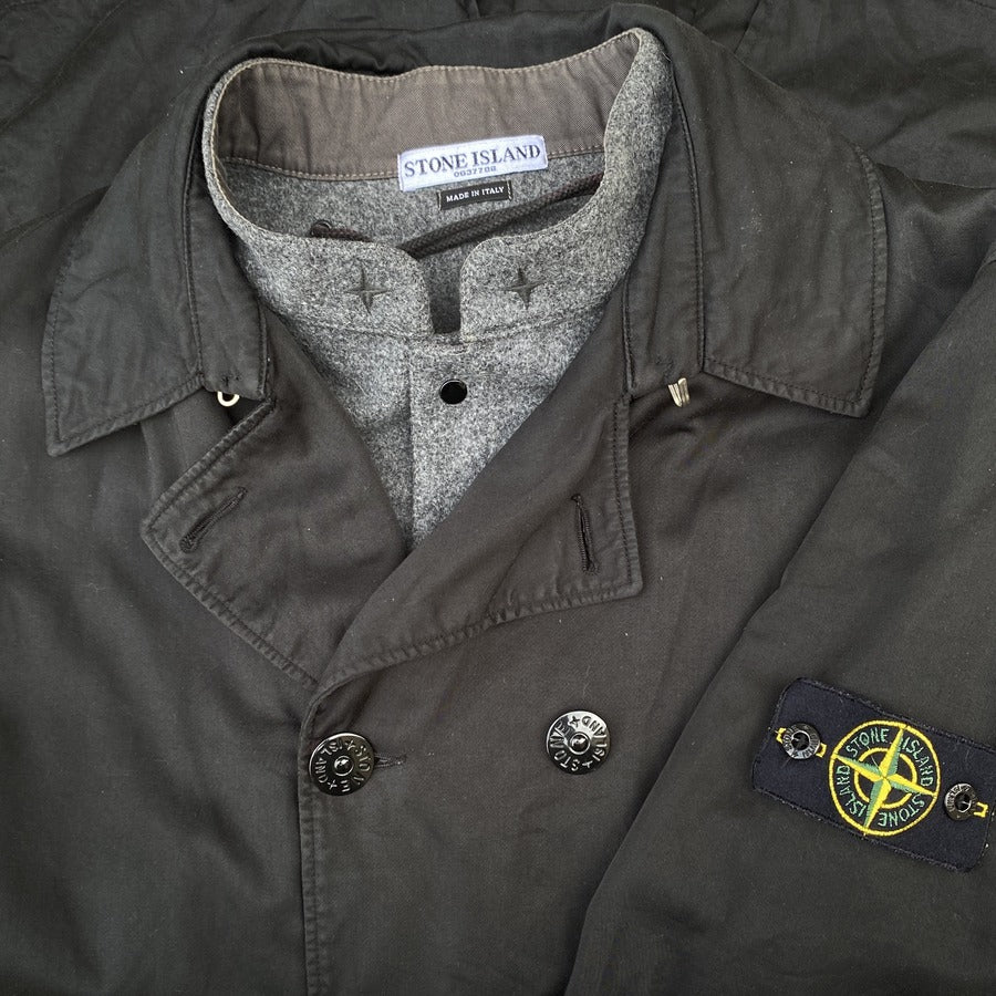 Stone Island AW '05/'06 Raso Gommato Jacket (L/XL)