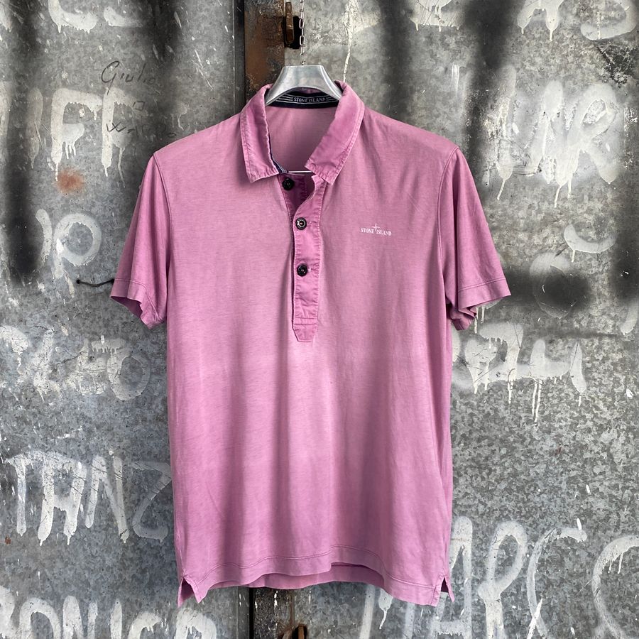 Stone island hot sale lavender polo